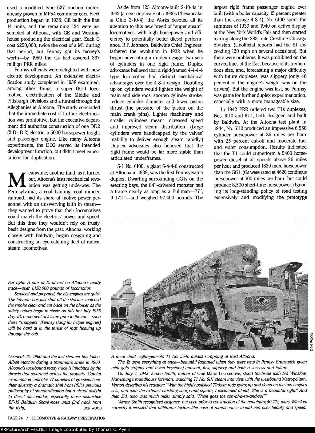 Altoona ~ "Where 14,000 Labored," Page 24, 1987